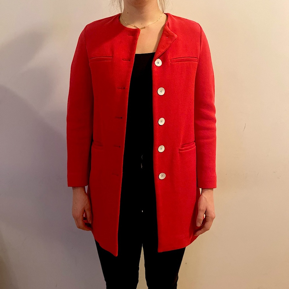 Red Zara Coat